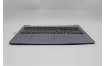 Lenovo 5CB1R37020 C-Cover with keyboard, US English Euro, Arctic Grey, Non-Backlight, US