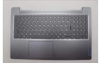 Lenovo 5CB1R37531 C-Cover with keyboard, Czech Slovakian, Arctic Grey, Backlight, UK