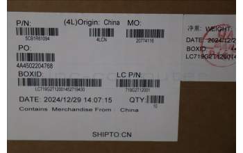 Lenovo 5CB1R61094 Strip Cover, 83JM