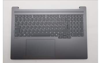 Lenovo 5CB1R61104 C-Cover with keyboard, French, Luna Grey, DIS, US