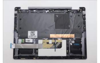 Lenovo 5CB1R61224 C-Cover with keyboard, Italian, Luna Grey, FingerPrint, Puresight Logo, UK