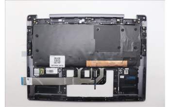Lenovo 5CB1R61229 C-Cover with keyboard, German, Luna Grey, FingerPrint, Puresight Logo