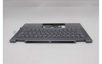 Lenovo 5CB1R61231 C-Cover with keyboard, Norwegian, Luna Grey, FingerPrint, Puresight Logo