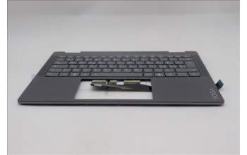 Lenovo 5CB1R61254 C-Cover with keyboard, Italian, Luna Grey, Non_FingerPrint, Puresight Logo
