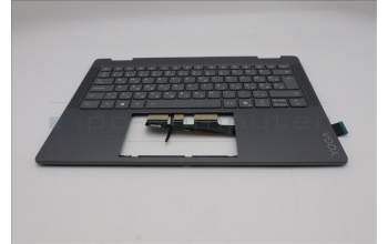 Lenovo 5CB1R61256 C-Cover with keyboard, Hungarian, Luna Grey, Non-FingerPrint, Puresight Logo, UK