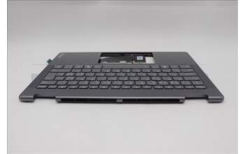Lenovo 5CB1R61266 C-Cover with keyboard, Switzerland, Luna Grey, Non-FingerPrint, Puresight Logo, UK