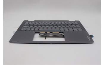 Lenovo 5CB1R61270 C-Cover with keyboard, UK English, Luna Grey, Non_FingerPrint, Puresight Logo