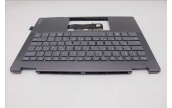 Lenovo 5CB1R61277 C-Cover with keyboard, Arabic, Luna Grey, Non-FingerPrint, Puresight Logo, US