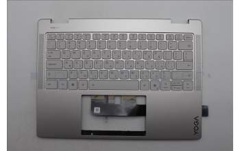 Lenovo 5CB1R61321 C-Cover with keyboard, Hebrew, Seashell, Non-FingerPrint, Puresight Logo, US
