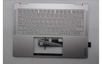 Lenovo 5CB1R61334 C-Cover with keyboard, UK English, Seashell, Non-FingerPrint, Puresight Logo, UK
