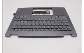 Lenovo 5CB1R61549 C-Cover with keyboard, Italian, Luna Grey, Non-FingerPrint, Non-Puresight Logo, UK