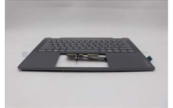Lenovo 5CB1R61552 C-Cover with keyboard, Hebrew, Luna Grey, Non-FingerPrint, Non-Puresight Logo, US
