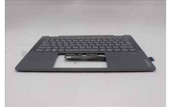 Lenovo 5CB1R61559 C-Cover with keyboard, Slovenian, Luna Grey, Non-FingerPrint, Non-Puresight Logo, UK