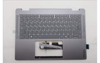 Lenovo 5CB1R61560 C-Cover with keyboard, Spanish, Luna Grey, Non-FingerPrint, Non-Puresight Logo, UK