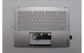 Lenovo 5CB1R61612 C-Cover with keyboard, Hebrew, Seashell, Non-FingerPrint, Non-Puresight Logo, US