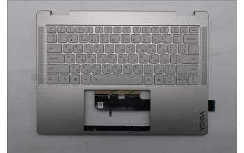 Lenovo 5CB1R61633 C-Cover with keyboard, Ukraine, Seashell, Non-FingerPrint, Non-Puresight Logo, US