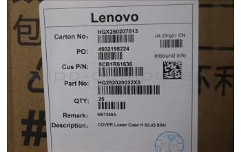 Lenovo 5CB1R61636 Lower Case 83JQ, Seashell