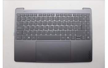 Lenovo 5CB1R61640 C-Cover with keyboard, Belgian, Luna Grey, Puresight Logo, Screw, UK