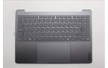 Lenovo 5CB1R61642 C-Cover with keyboard, Bulgarian, Luna Grey, Puresight Logo, Screw, UK