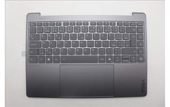 Lenovo 5CB1R61643 C-Cover with keyboard, Czech Slovakian, Luna Grey, Puresight Logo, Screw, UK
