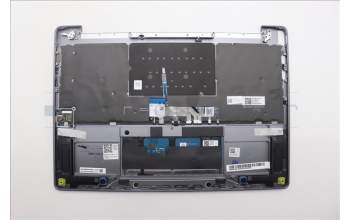Lenovo 5CB1R61645 C-Cover with keyboard, US English Euro, Luna Grey, Puresight Logo, Screw, US