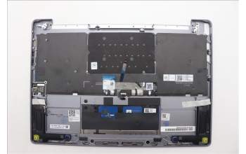 Lenovo 5CB1R61649 C-Cover with keyboard, German, Luna Grey, Puresight Logo, Screw, UK