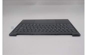 Lenovo 5CB1R61654 C-Cover with keyboard, Italian, Luna Grey, Puresight Logo, Screw, UK
