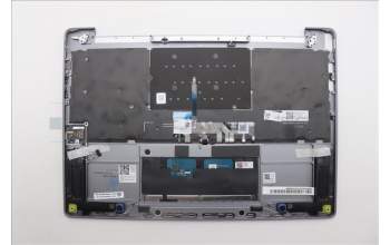 Lenovo 5CB1R61661 C-Cover with keyboard, Slovenian, Luna Grey, Puresight Logo, Screw, UK