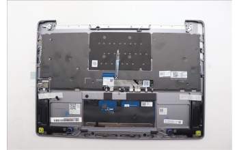 Lenovo 5CB1R61670 C-Cover with keyboard, Belgian, Luna Grey, Non-Puresight Logo, Screw, UK