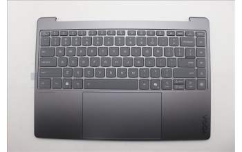 Lenovo 5CB1R61674 C-Cover with keyboard, English, Luna Grey, Non-Puresight Logo, Screw, US