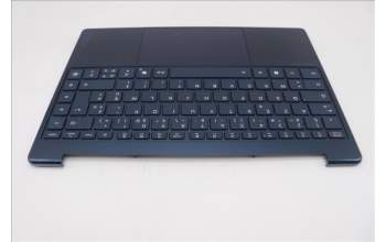 Lenovo 5CB1R61736 C-Cover with keyboard, French, Cosmic Blue, Non-Puresight Logo, Screw, US