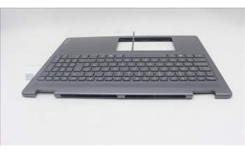 Lenovo 5CB1R68024 C-Cover with keyboard, UK English, Luna Grey, Non-Puresight Logo, FingerPrint, UK