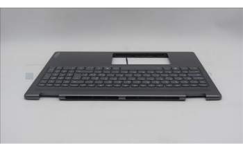 Lenovo 5CB1R68052 C-Cover with keyboard, Italian, Luna Grey, Non-Puresight Logo, Non-FingerPrint, UK