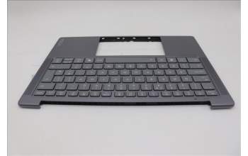 Lenovo 5CB1R68305 C-Cover with keyboard, UK English, Luna Grey, Puresight Logo, UK