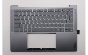 Lenovo 5CB1R68321 C-Cover with keyboard, Bulgarian, Luna Grey, Puresight Logo, UK