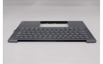 Lenovo 5CB1R68335 C-Cover with keyboard, UK English, Luna Grey, Non-Puresight Logo, UK