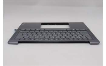 Lenovo 5CB1R68351 C-Cover with keyboard, Bulgarian, Luna Grey, Non-Puresight Logo, UK