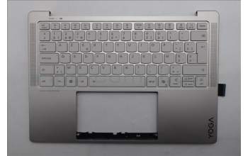 Lenovo 5CB1R68408 C-Cover with keyboard, Belgian, Seashell, Puresight Logo, UK