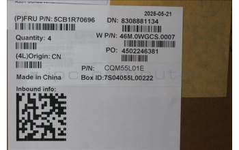 Lenovo 5CB1R70696 C-Cover with keyboard, Arabic, Luna Grey, Backlight, US