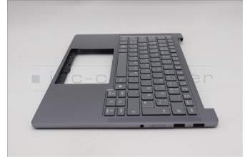 Lenovo 5CB1R71073 C-Cover with keyboard, German, Luna Grey, UK