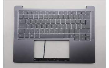 Lenovo 5CB1R71075 C-Cover with keyboard, Hungarian, Luna Grey, UK