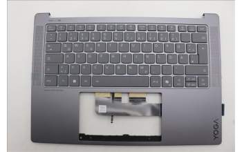 Lenovo 5CB1R71134 C-Cover with keyboard, German, Luna Grey, UK