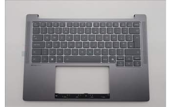 Lenovo 5CB1R71157 C-Cover with keyboard, UK English, Luna Grey, UK