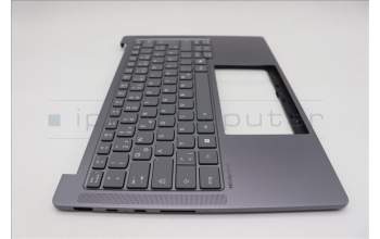 Lenovo 5CB1R71166 C-Cover with keyboard, German, Luna Grey, UK