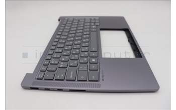 Lenovo 5CB1R71173 C-Cover with keyboard, Bulgarian, Luna Grey, UK