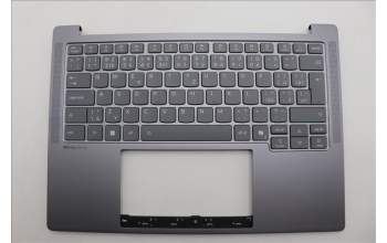 Lenovo 5CB1R71174 C-Cover with keyboard, Czech Slovakian, Luna Grey, UK