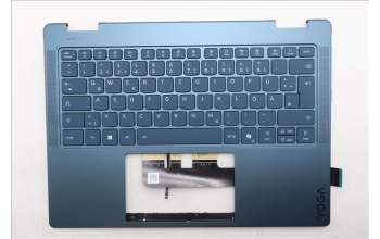 Lenovo 5CB1R71272 C-Cover with keyboard, German, Tidal Teal, Non-FingerPrint, Puresight Logo, UK