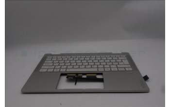 Lenovo 5CB1R71325 C-Cover with keyboard, Nordic, Seashell, FingerPrint, Puresight Logo, UK