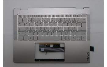 Lenovo 5CB1R71372 C-Cover with keyboard, French, Seashell, Non-FingerPrint, Puresight Logo, US