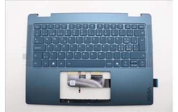 Lenovo 5CB1R71390 C-Cover with keyboard, Switzerland, Tidal Teal, Non-FingerPrint, Non-Puresight Logo, UK